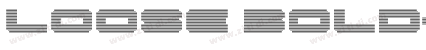 Loose Bold字体转换
